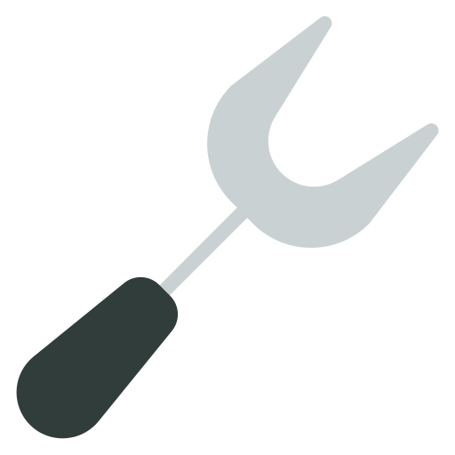 tenedor de trinchar Generic Flat icono