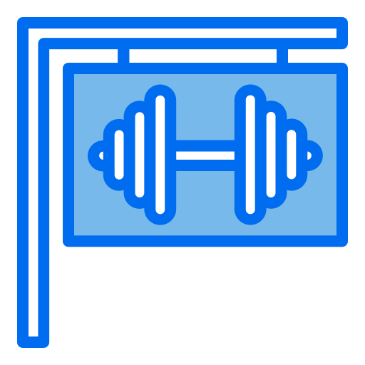 Muscle Generic Blue icon