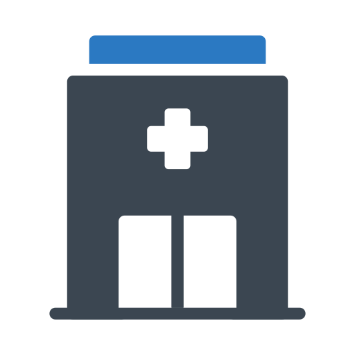 krankenhaus Generic Blue icon
