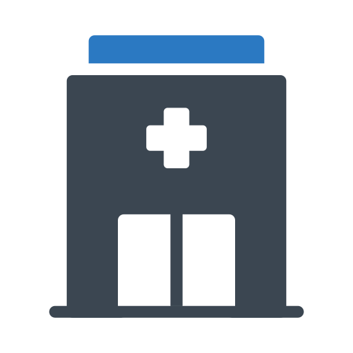 Hospital Generic Blue icon