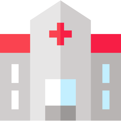 hospital Basic Straight Flat icono