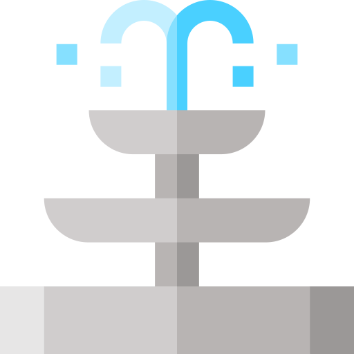噴水 Basic Straight Flat icon