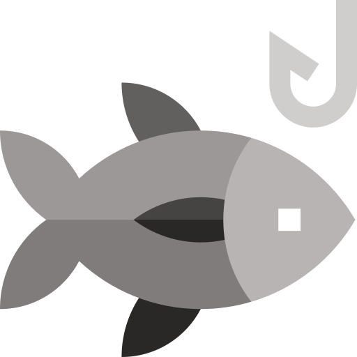 Fishing Basic Straight Flat icon