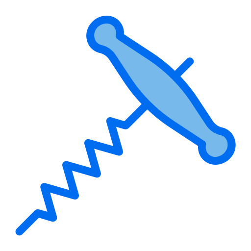 Corkscrew Generic Blue icon