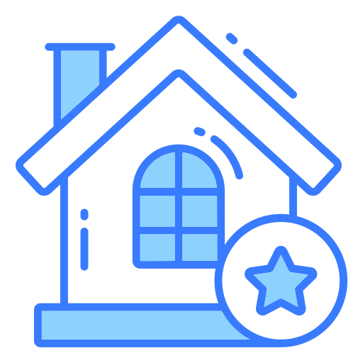 Современный дом Generic Blue иконка