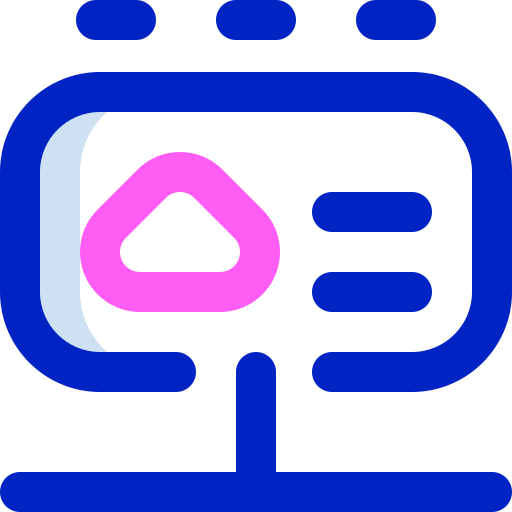 aanplakbord Super Basic Orbit Color icoon