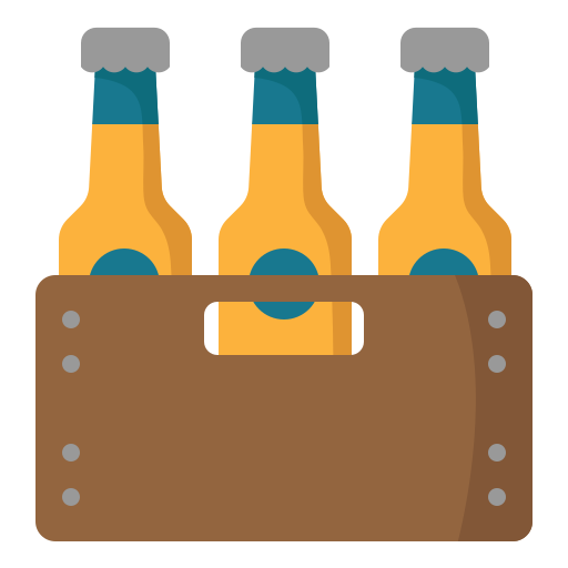 Ящик для пива Generic Flat иконка