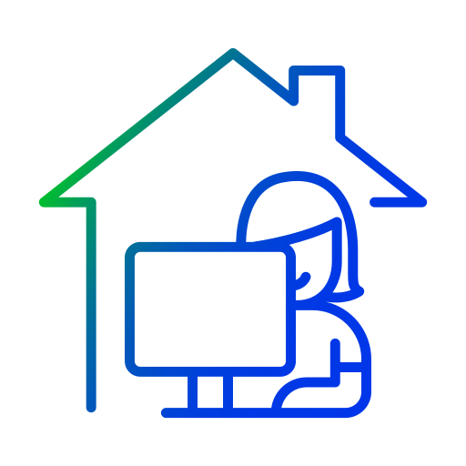 Work from home Generic Gradient icon