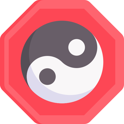 yin yang Special Flat icoon