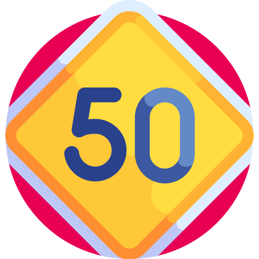 50 Detailed Flat Circular Flat icono
