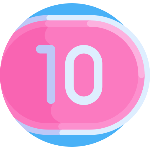 10 Detailed Flat Circular Flat ikona