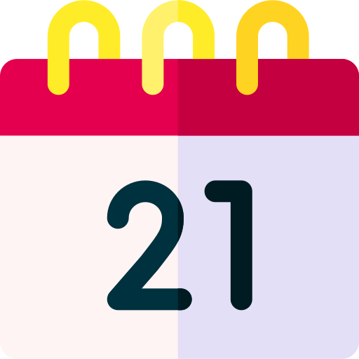 kalender Basic Rounded Flat icon