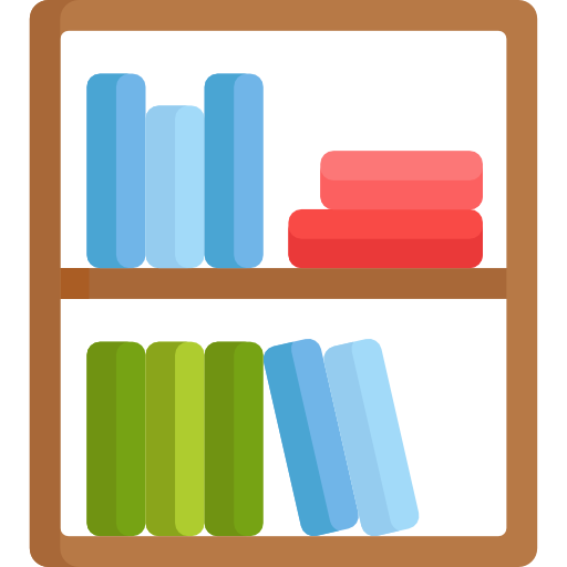 Book shelf Special Flat icon