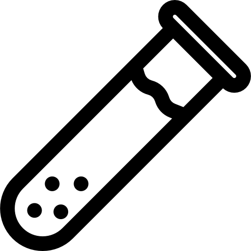 provetta Basic Rounded Lineal icona