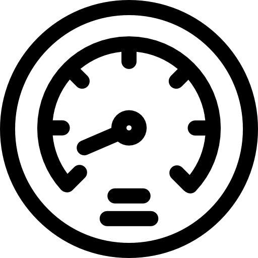 Спидометр Basic Rounded Lineal иконка