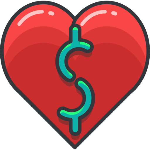 Heart Roundicons Premium Lineal Color icon