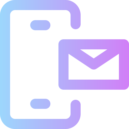 e-mail Super Basic Rounded Gradient icon