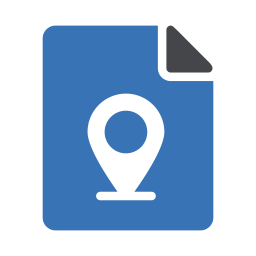 wskaźnik mapy Generic Blue ikona