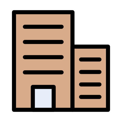 スカイクレイパー Vector Stall Lineal Color icon