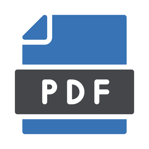 plik pdf Generic Blue ikona