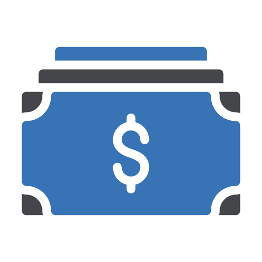 Currency Generic Blue icon