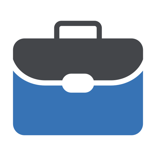 Briefcase Generic Blue icon