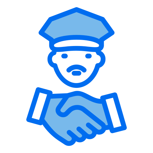 policía Generic Blue icono
