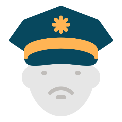 policial Generic Flat Ícone