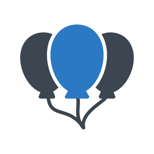 공기 풍선 Generic Blue icon