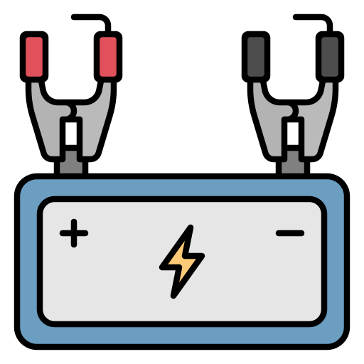 autobatterie Generic Outline Color icon
