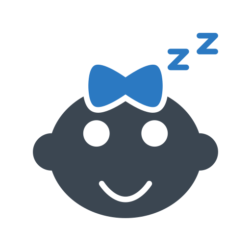 schlafendes baby Generic Blue icon
