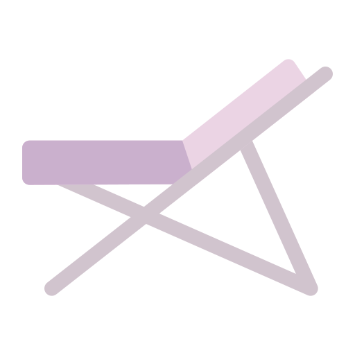 strandstoel Generic Flat icoon