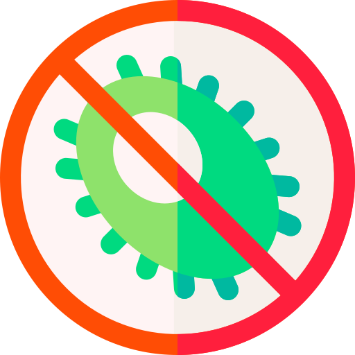 antibacteriano Basic Rounded Flat icono