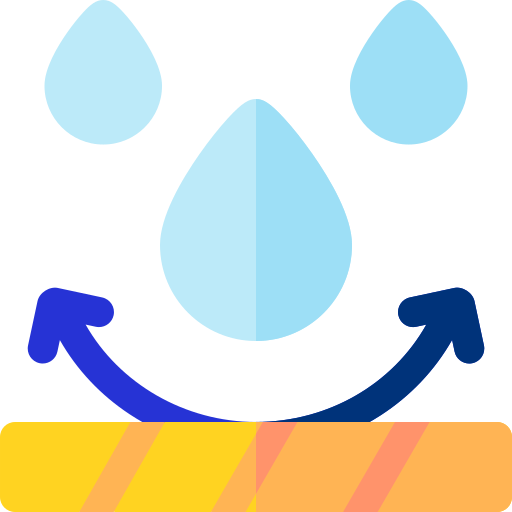 waterbestendig Basic Rounded Flat icoon