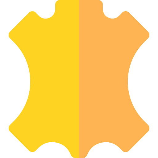 cuero Basic Rounded Flat icono