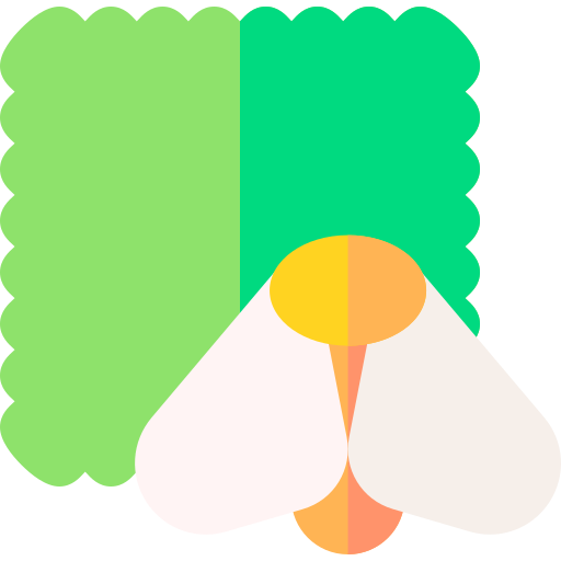 polilla Basic Rounded Flat icono