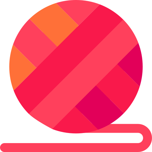Wool ball Basic Rounded Flat icon
