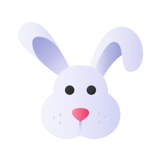 Bunny Generic Flat Gradient icon