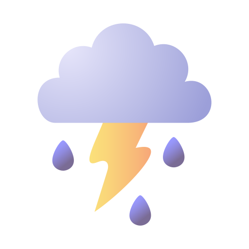 폭우 Generic Flat Gradient icon