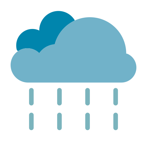Light rain Generic Flat icon