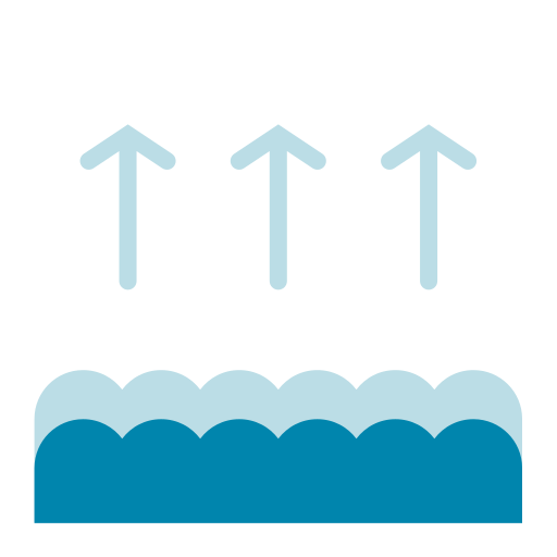 evaporación Generic Flat icono