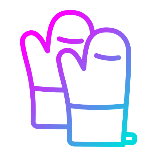 Oven mitts Generic Gradient icon