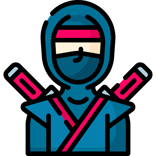 ninja Special Lineal color ikona