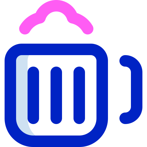 Beer mug Super Basic Orbit Color icon