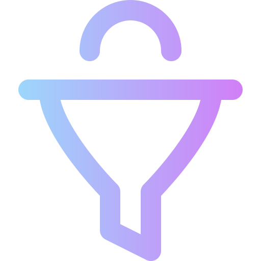 filter Super Basic Rounded Gradient icon