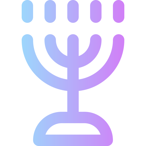 Hannukah Super Basic Rounded Gradient icon