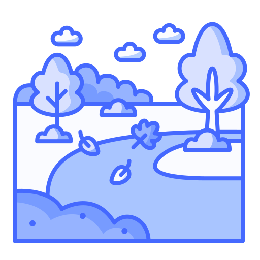 풍경 Generic Blue icon