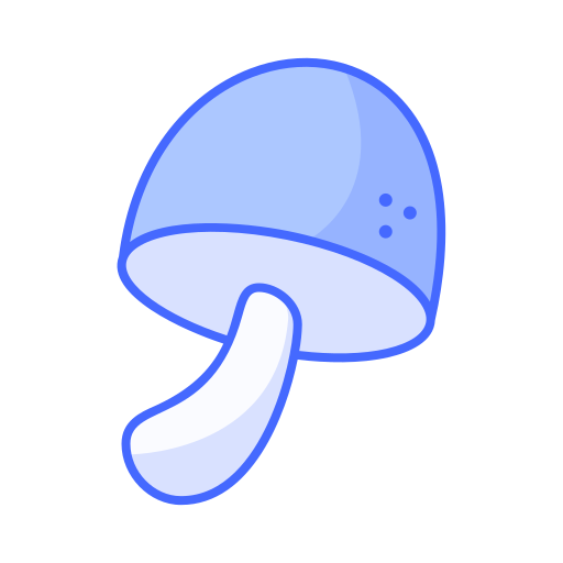 Mushroom Generic Blue icon