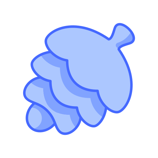 Сосновая шишка Generic Blue иконка
