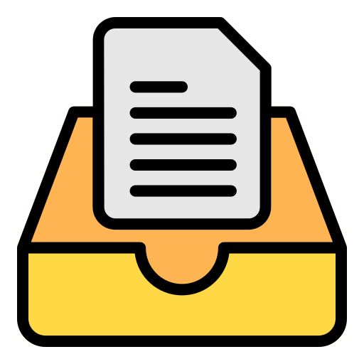 documento Generic Outline Color icono